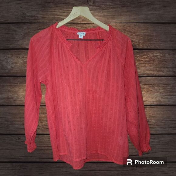 J.Crew Long Sleeve Blouse Size XS - Picture 1 of 7